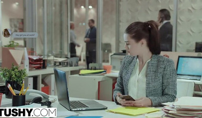 Petite brunette Lana Rhoades experiences her first time anal with a big dick in a doggystyle and cowgirl positions during a passionate threesome