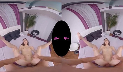 Nothing makes her hornier than shooting anal in VR