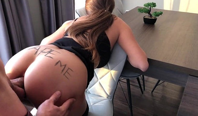 She spells out that she wants hardcore anal