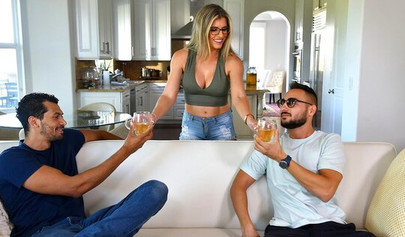 Cory Chase in a Stepmom Double Penetration
