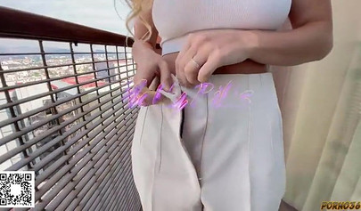 Neighbor's wife enjoys anal fun when her husband is away