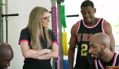 The coach’s wife’s holes are the ultimate team motivation.