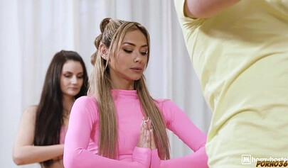 Veronica Leal's Yoga Session Ends with a Cum Surprise