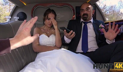 Bride's Big Tits Save the Wedding Day