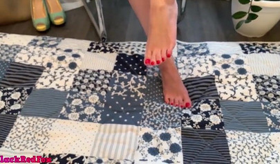 Blonde teen's tight ass gets a rough anal pounding and creamy finish.