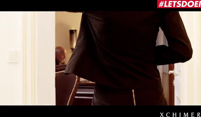 Nympho Belle Claire gets her ass roughly penetrated