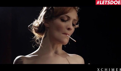 Nympho Belle Claire gets her ass roughly penetrated