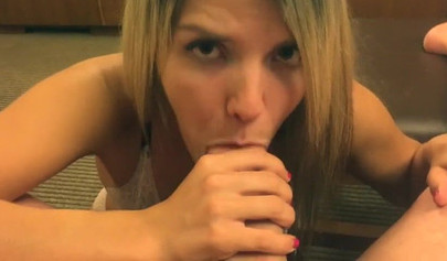 Amateur maid at the Hyatt enjoys an intense anal experience