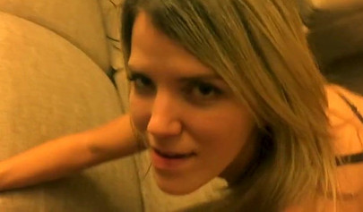 Amateur maid at the Hyatt enjoys an intense anal experience