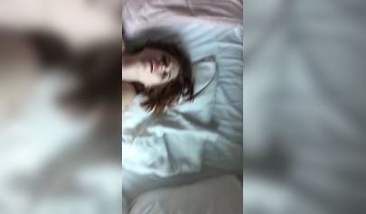 Amateur POV: Redhead Enjoys Intense Throat Pounding