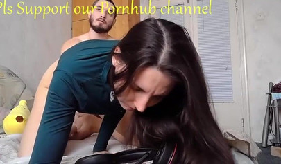 Russian teen's intense anal stream