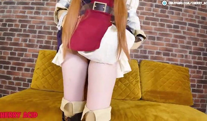 Naughty cosplaying makes her crave anal creampies