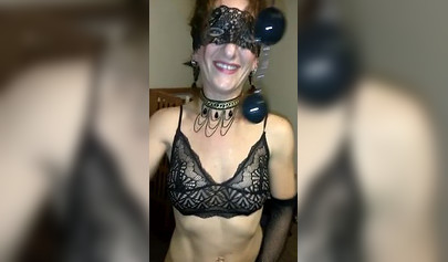 Wife loves licking anal beads at sex parties