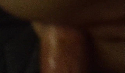 Blonde amateur struggles with a huge cock POV