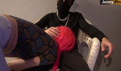 He couldn't resist cumming in my little ass