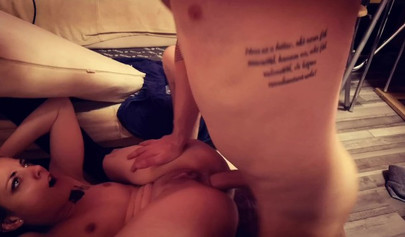 Naughty stepsister learns anal play with her well-endowed stepbrother