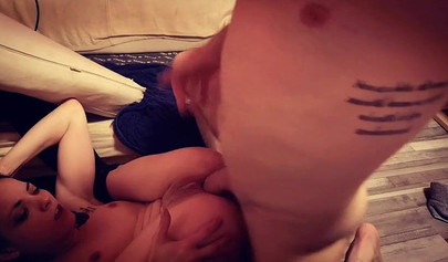 Naughty stepsister learns anal play with her well-endowed stepbrother